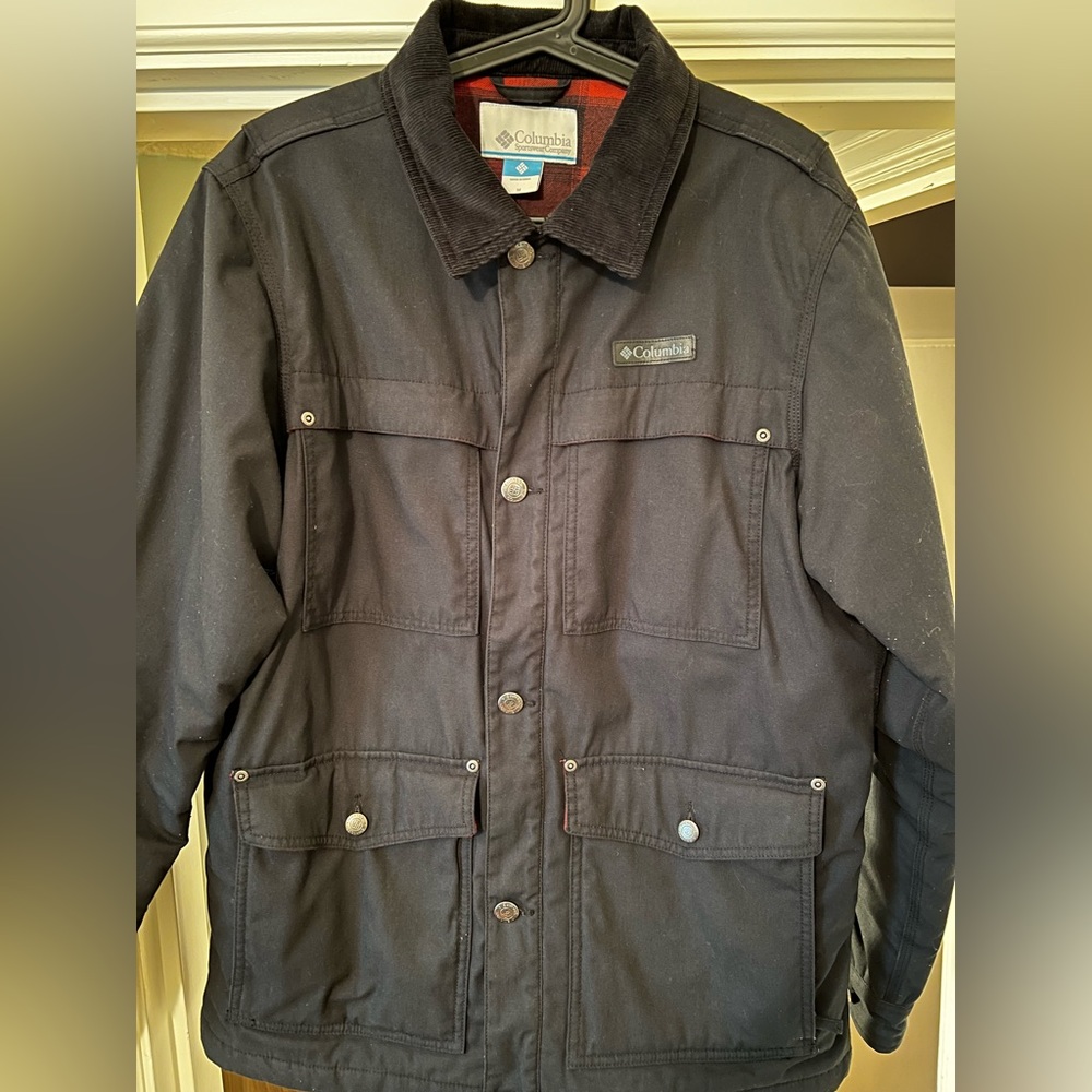 Columbia Sportswear flannel lined Loma Vista size medium in black